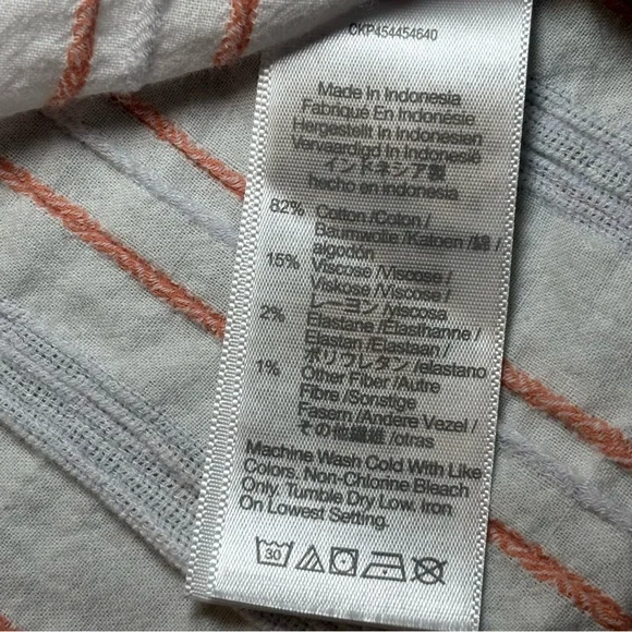 Madewell Women’s Beachside Seersucker Stripe Shirt Medium White - Picture 6 of 9